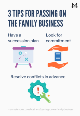 Three tips for passing down the family business
