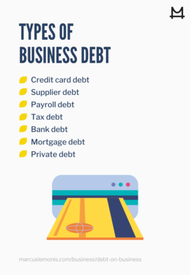 List of different types of business debt