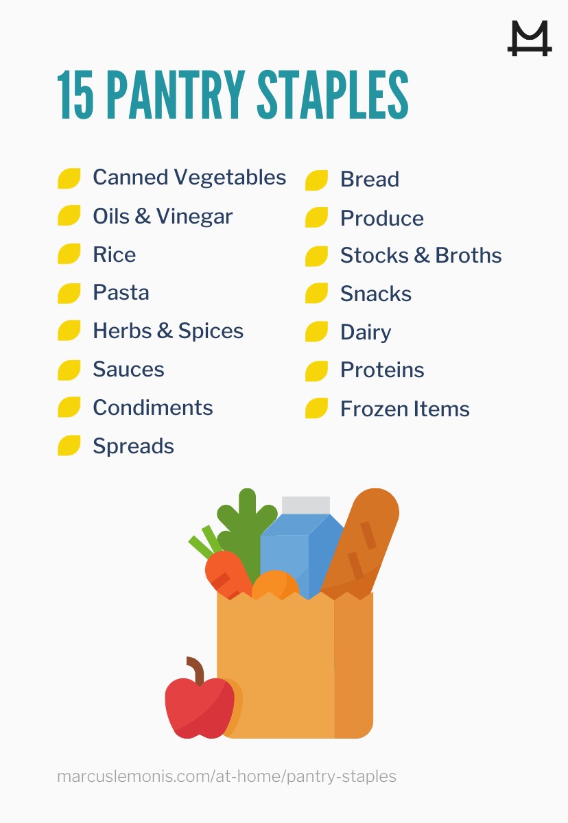 List of 15 pantry staples that you should always have in your kitchen pantry