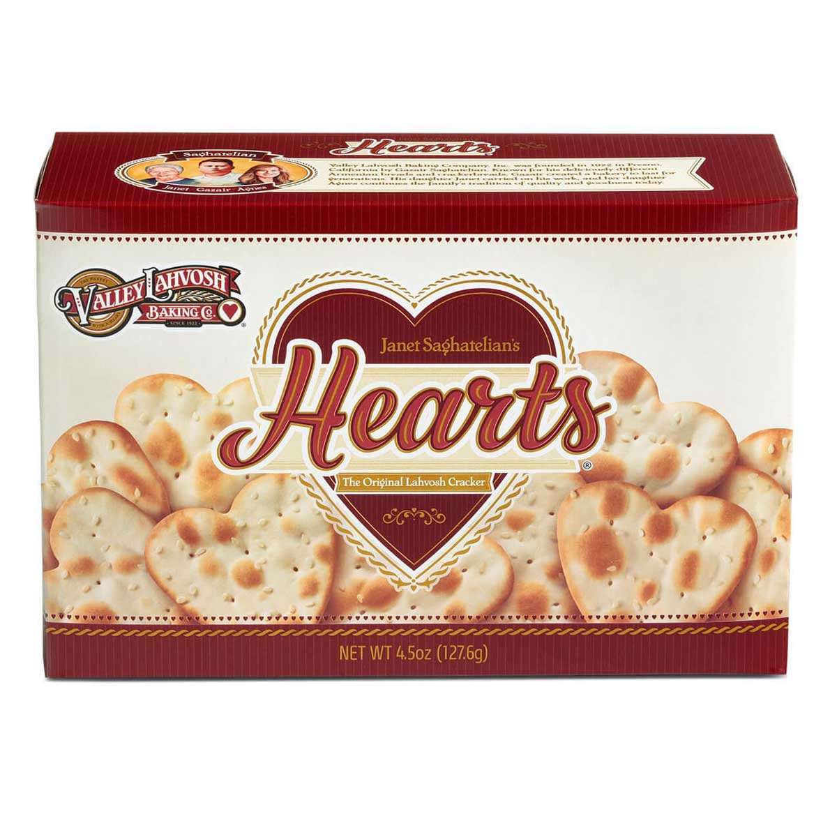 image of hearts crackers