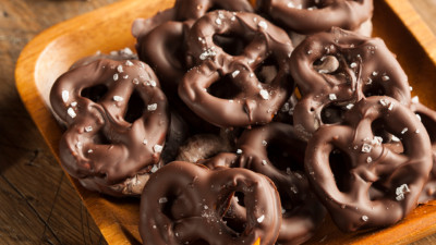 Image of chocolate covered pretzels