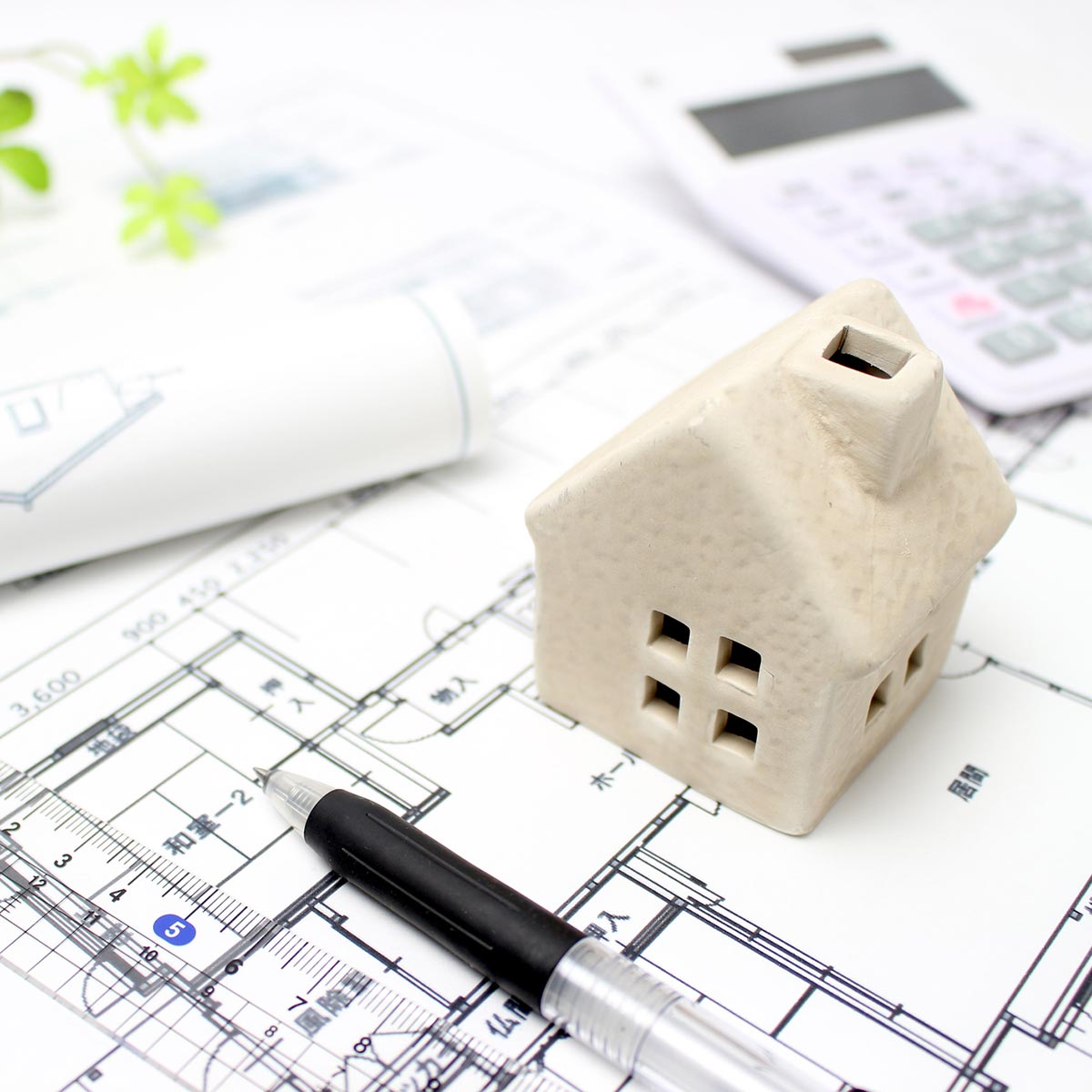 designing a house with budget papers