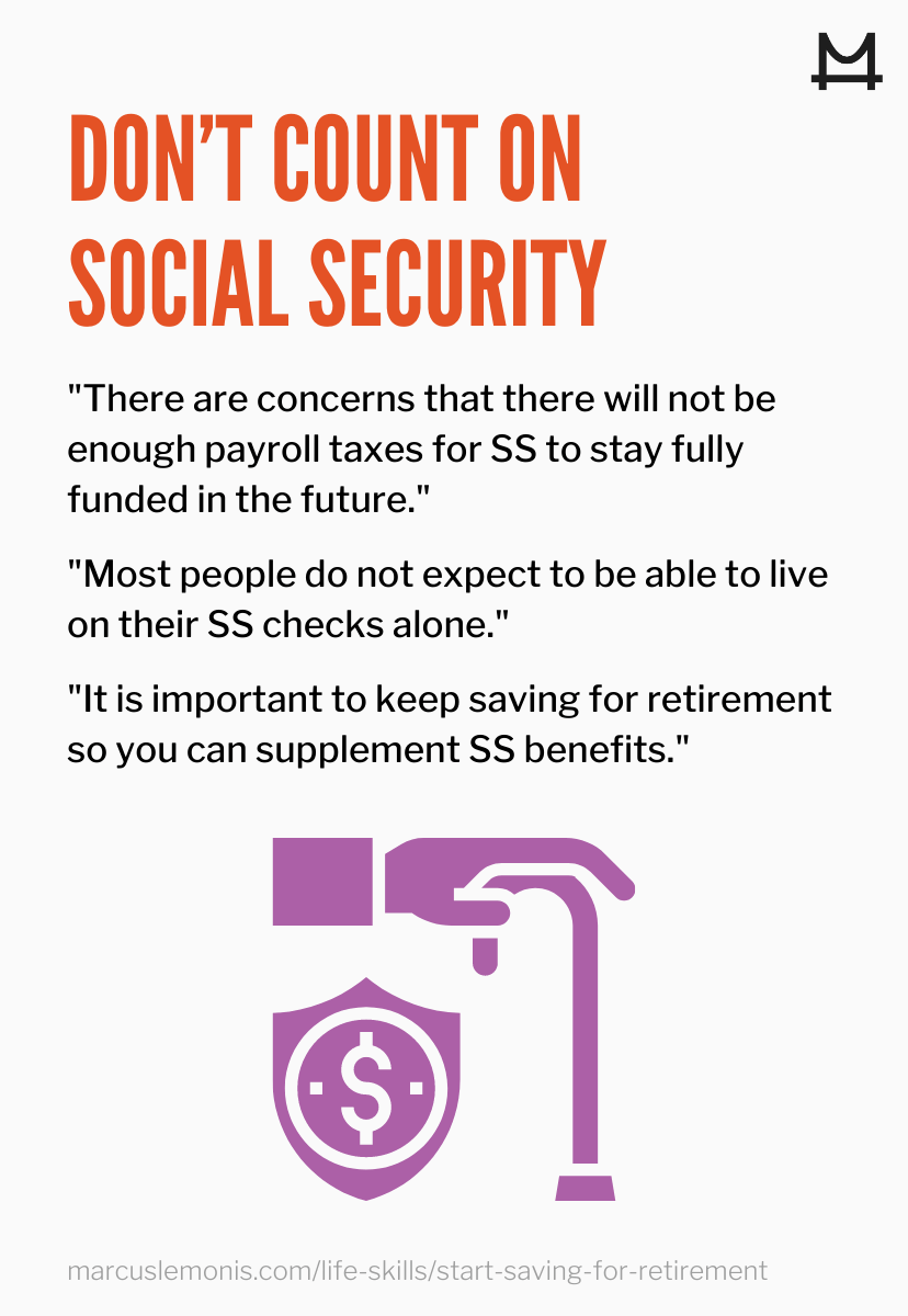 Reasons to not count on Social Security