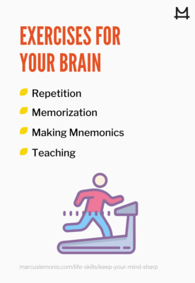 List of exercises for your brain.