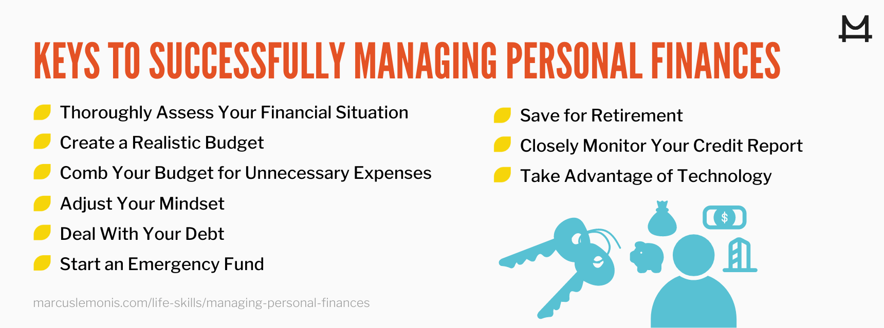 List of ways on how to successfully manage your personal finances
