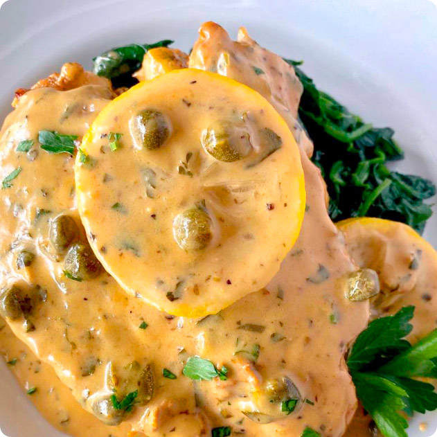 Image of Chicken Lemonis dish.