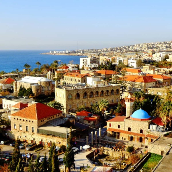 An over top image of Lebanon