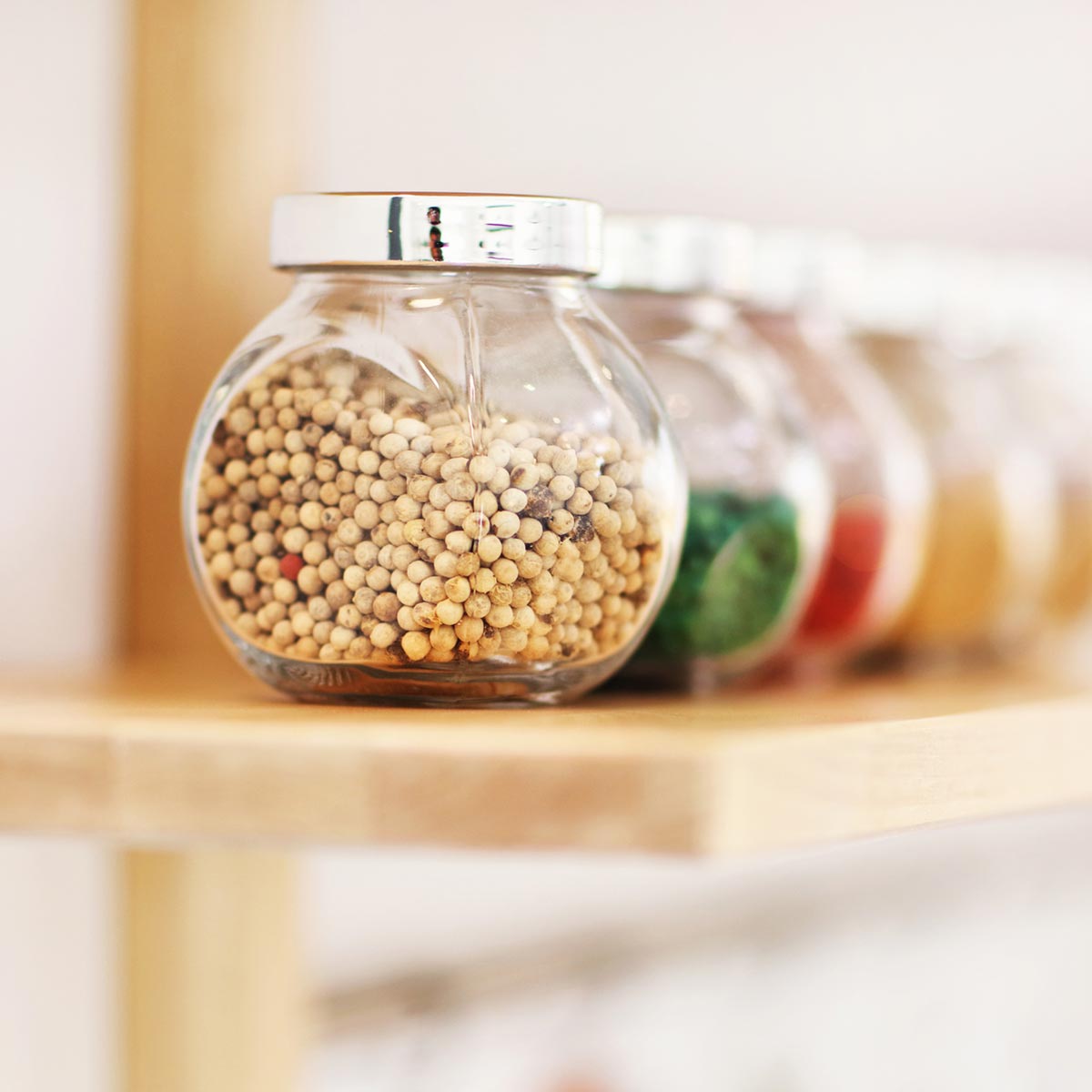 pantry with products
