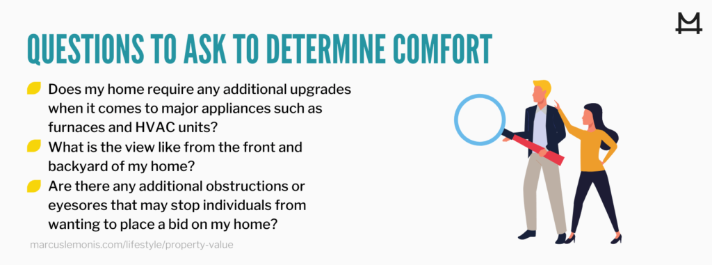 List of questions to ask to determine the comfort level of your home
