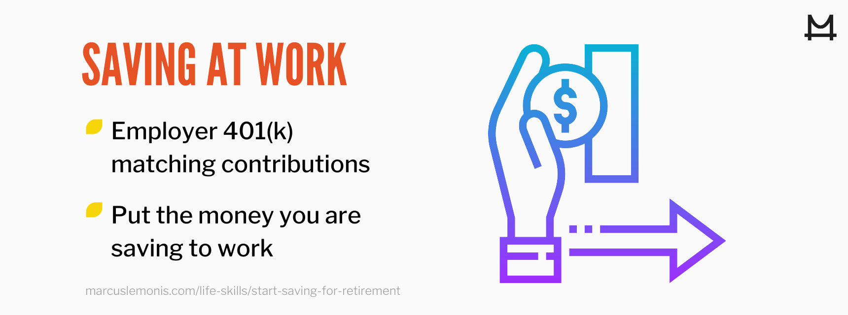 List of ways to save money.