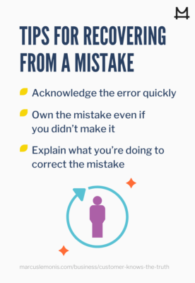 Tips for Recovering From a Mistake