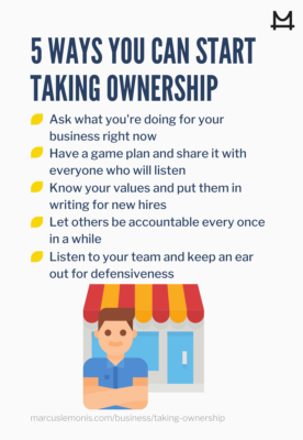 Five ways you can start taking ownership of your work and business