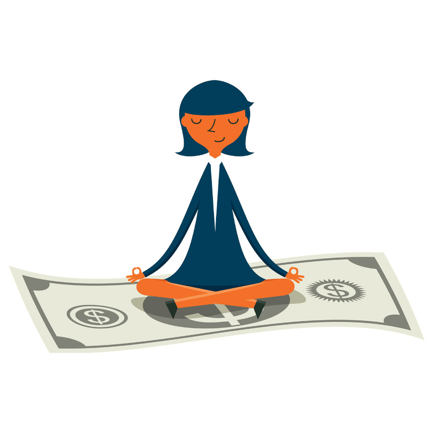 women considering her budget and how much she wants to spend on Google shopping ads