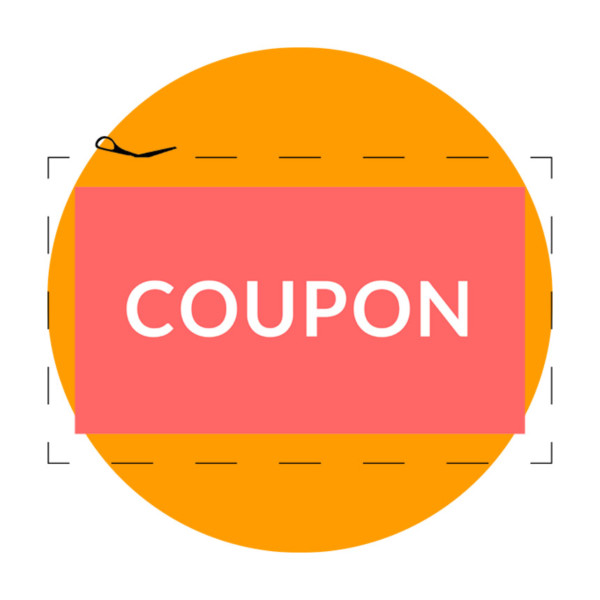 graphic of general customer coupon cutout