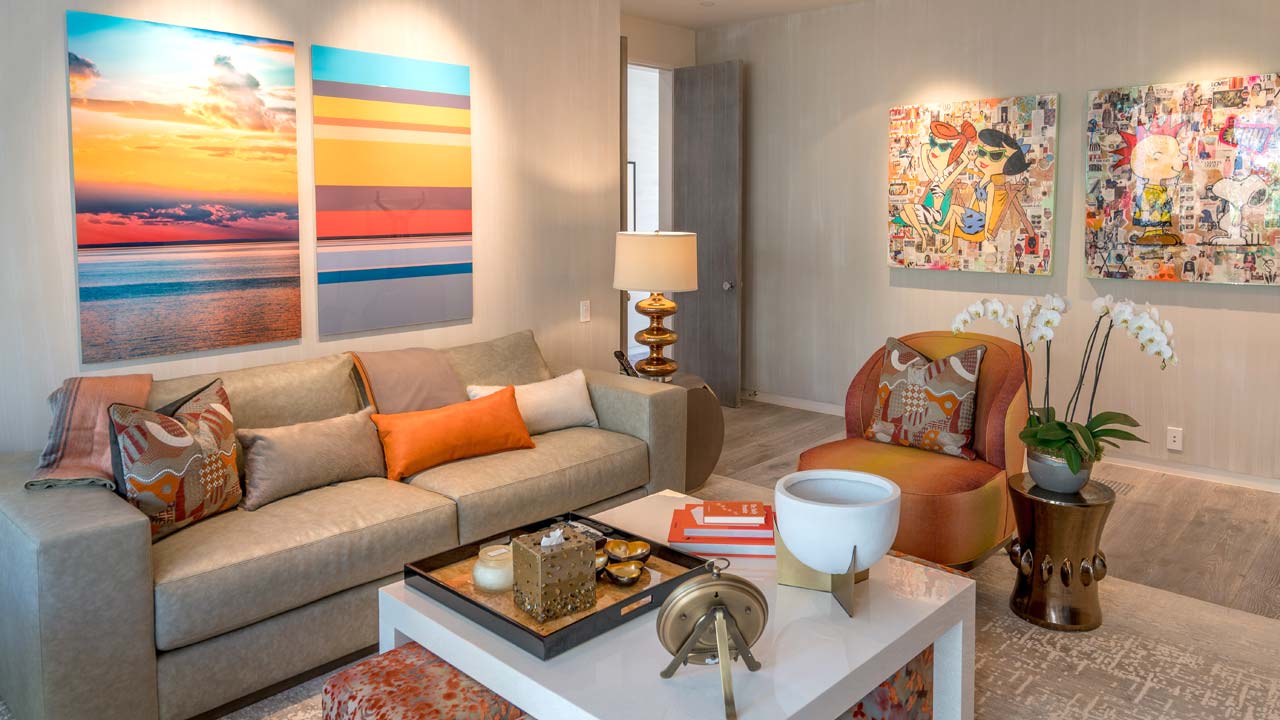 Photo of living room setup