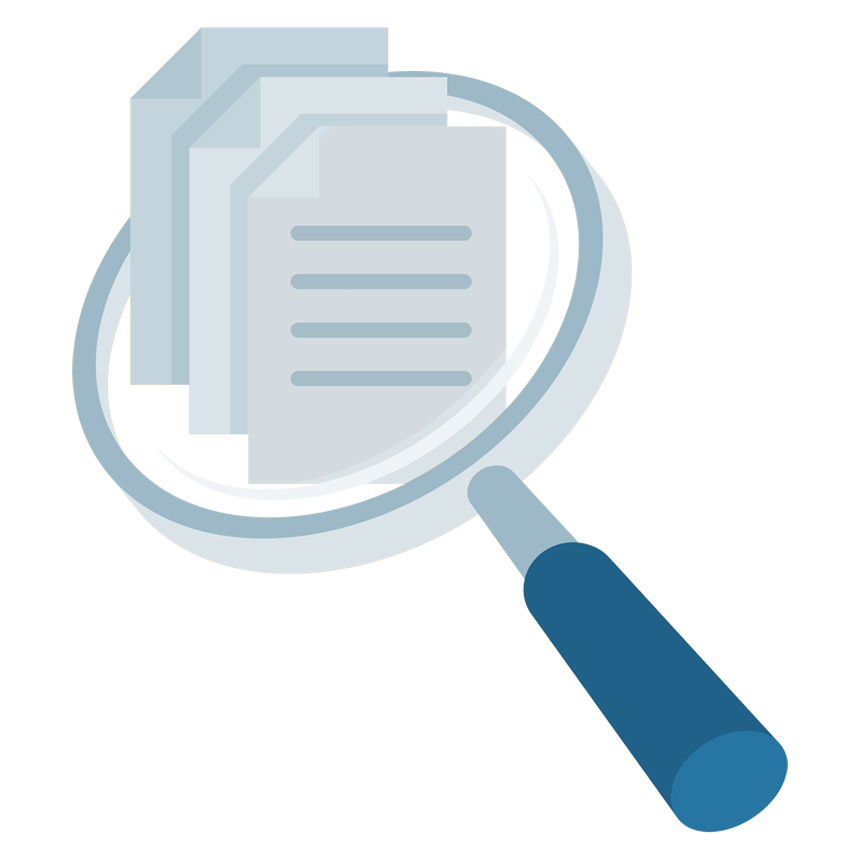 Multiple papers through a magnifying glass
