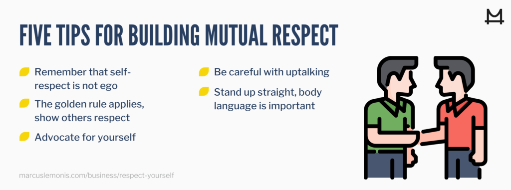 List of tips for building mutual respect.