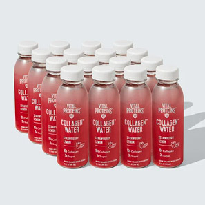 bottles of vital collagen water