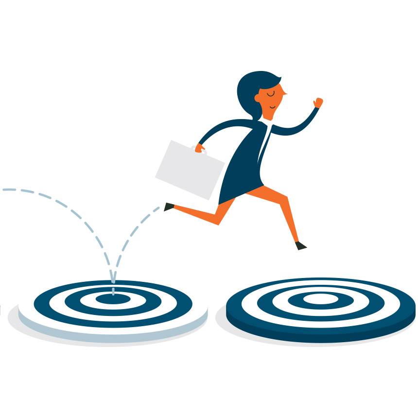 woman leaping towards an inclusive workplace culture