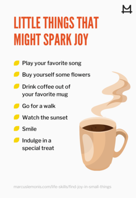 List of little things that might spark joy
