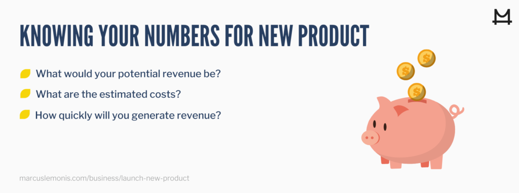 know your numbers before launching a new product