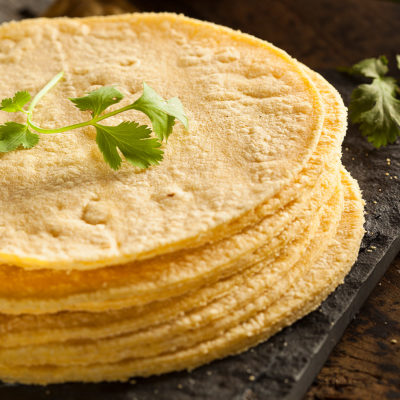 Image of a stack of tortillas